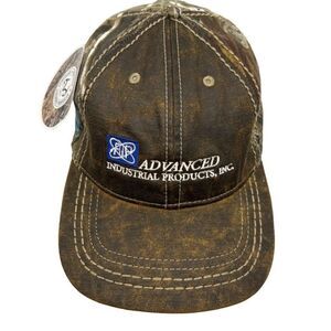 Realtree Baseball Cap Mens OSFA Brown Camo NWT Advanced Industrial Products Hat